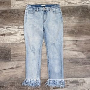 Cute!!! Chelsea and Violet size 14 Jeans with adorable hemline! Like new